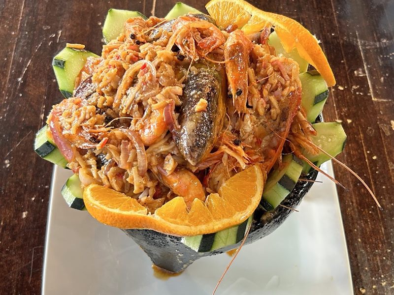 Mariscos El Abuelo y Yo food